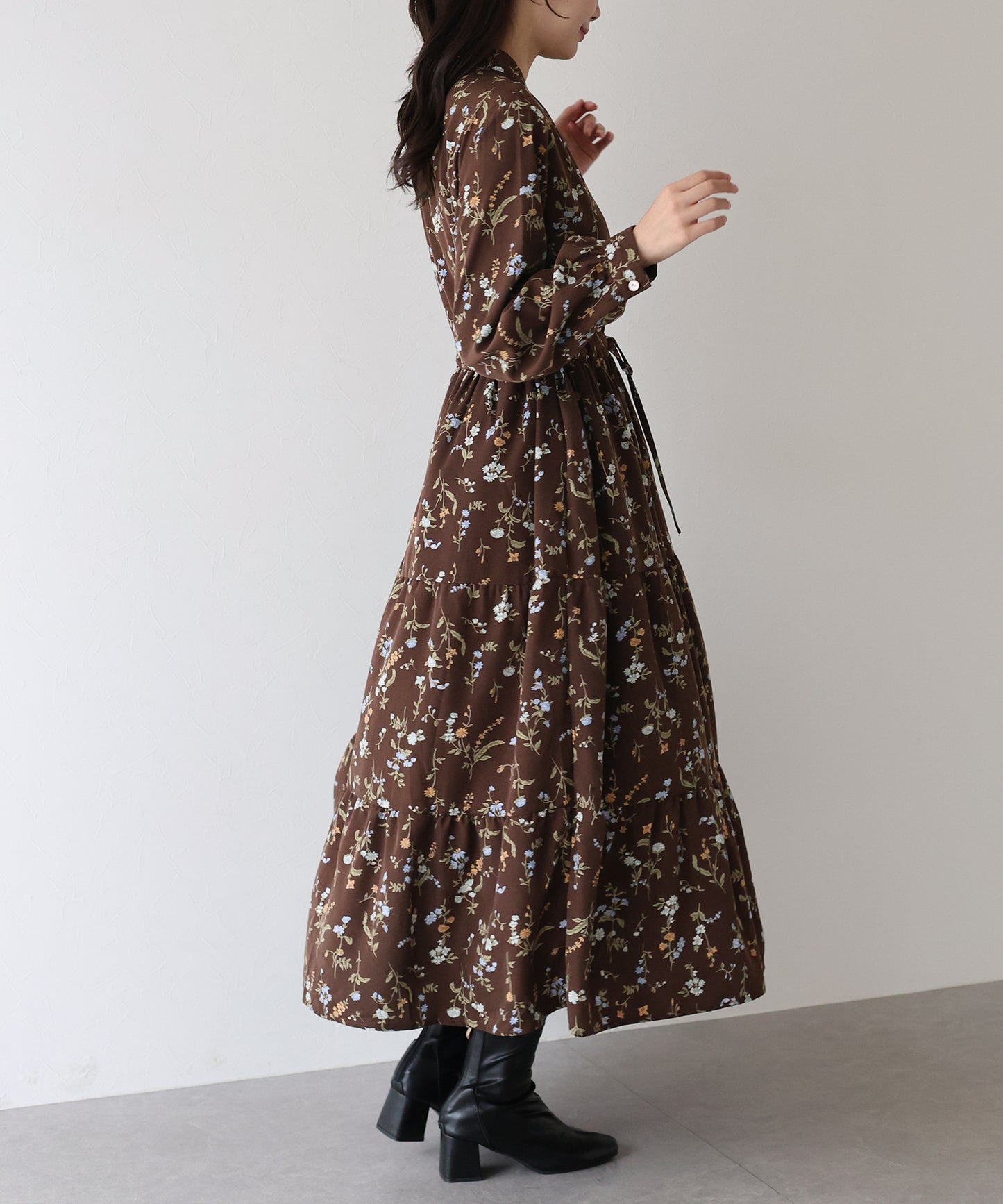 【TIME SALE】ティアードワンピース