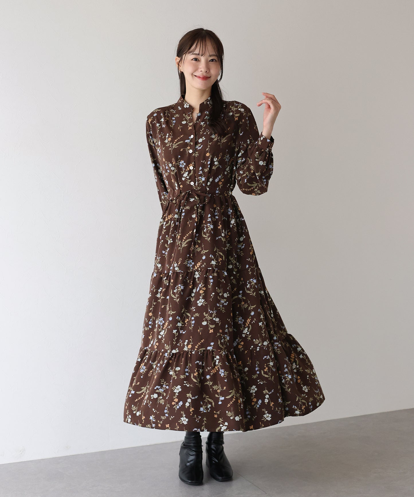 【TIME SALE】ティアードワンピース