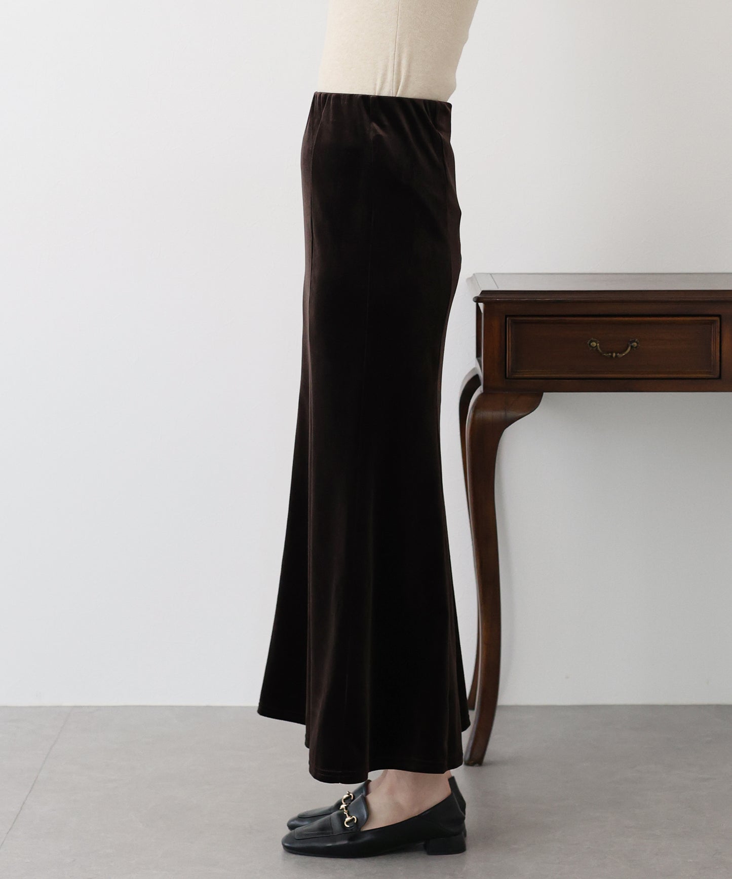 ベロアマーメイドスカート