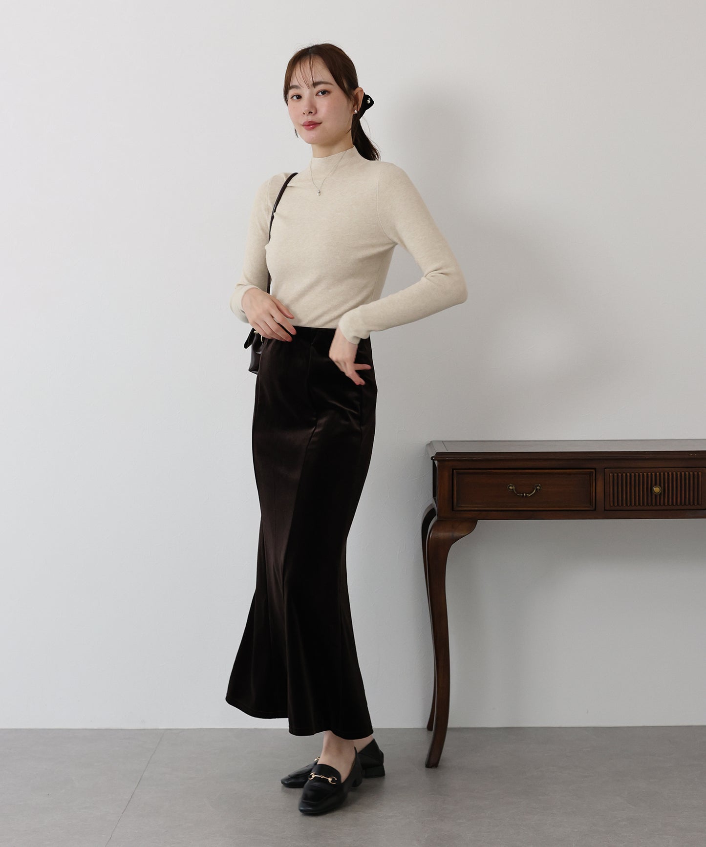 【早割5％OFF】ベロアマーメイドスカート