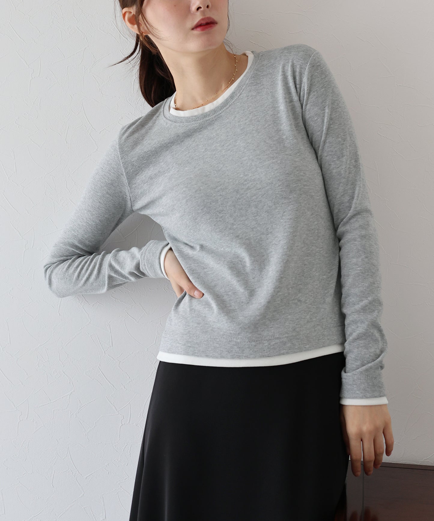 【TIME SALE】レイヤードロンT【ネコポス】