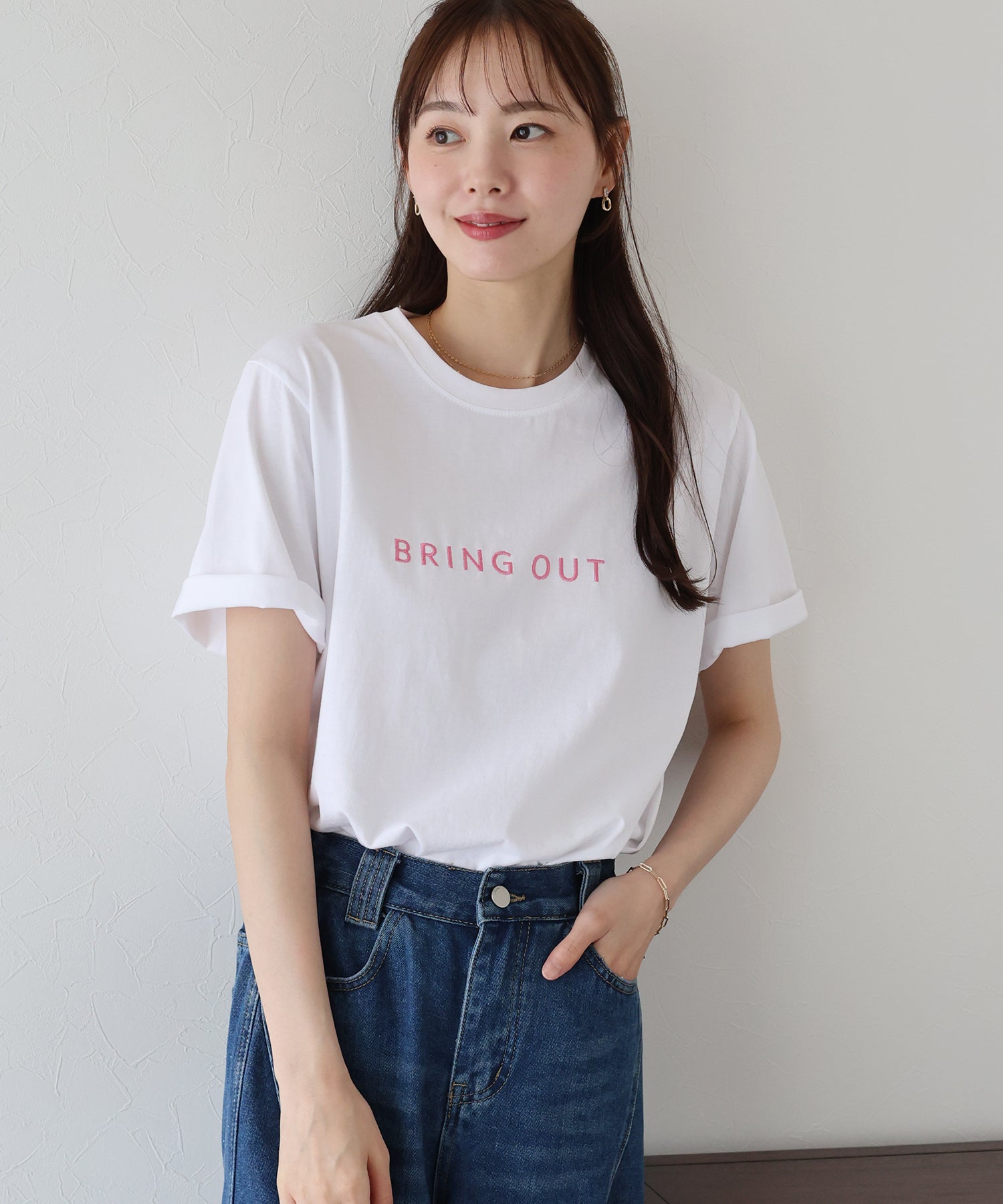 Bring Outロゴ刺繍Tシャツ【ネコポス】 – BLUE ONLINE