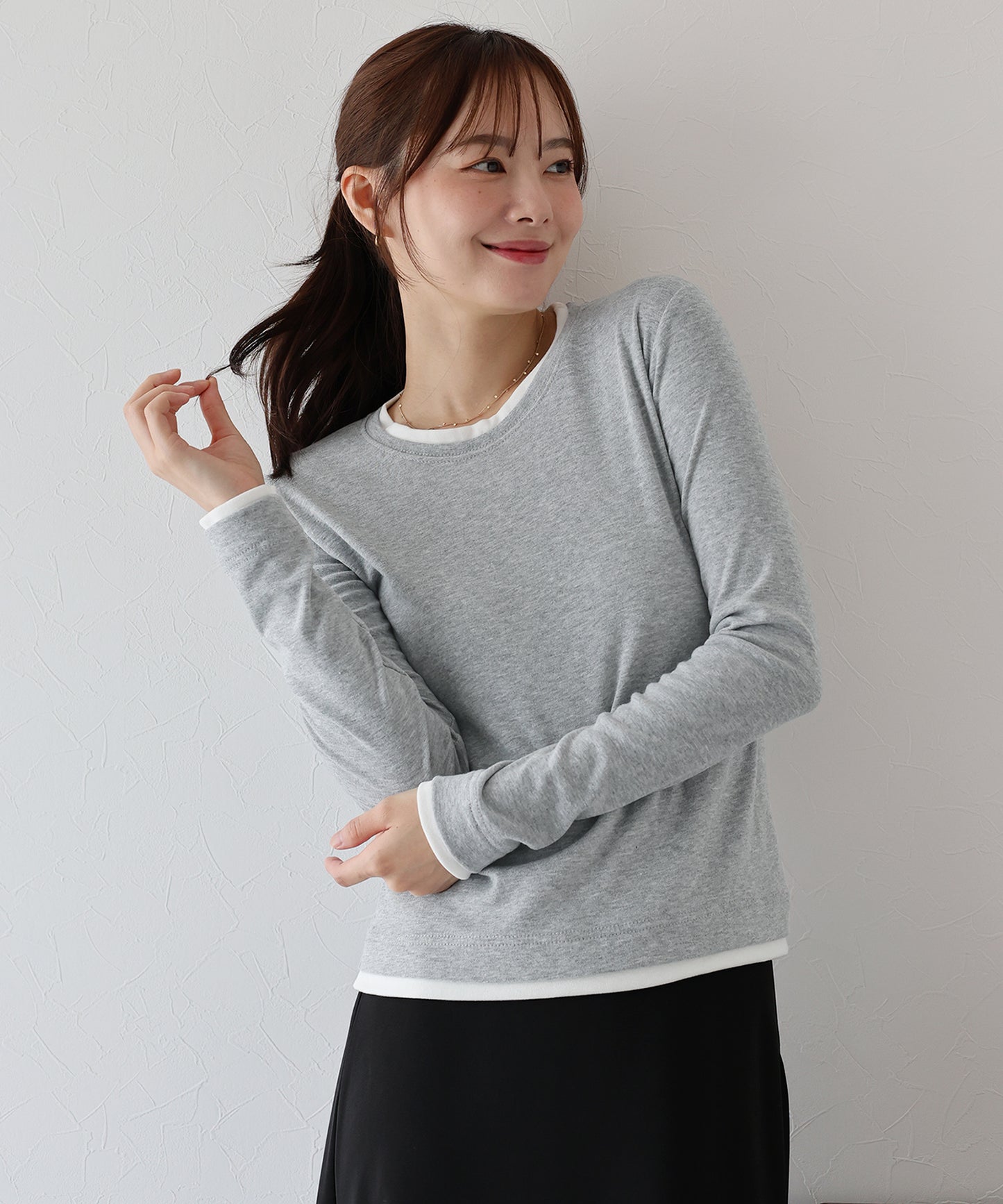 【TIME SALE】レイヤードロンT【ネコポス】