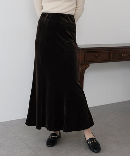 ベロアマーメイドスカート
