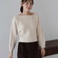 【早割5％OFF】リボンドルマンニット
