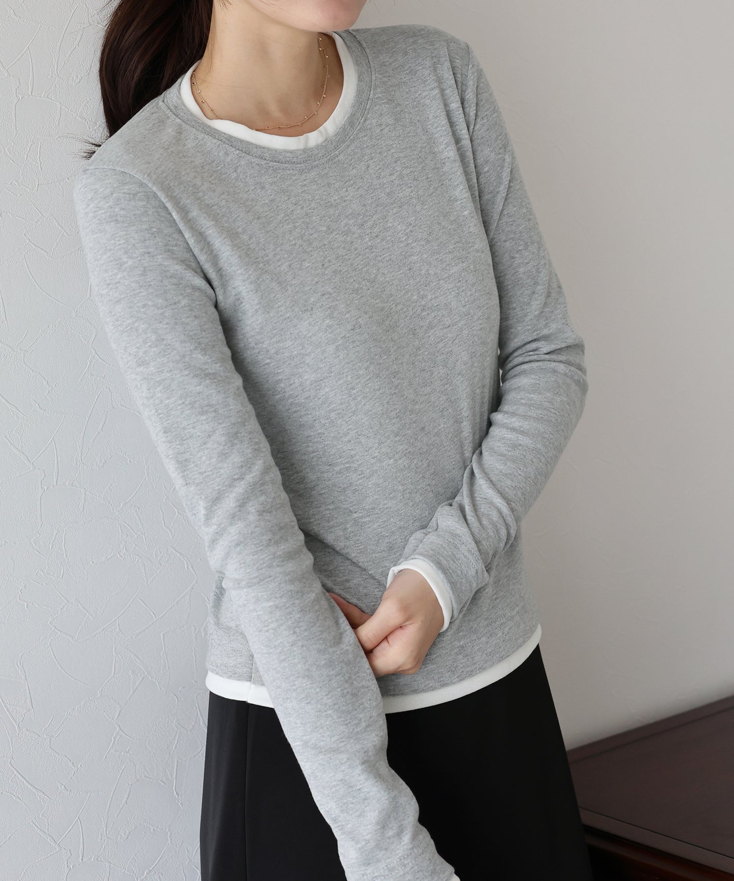 【TIME SALE】レイヤードロンT【ネコポス】