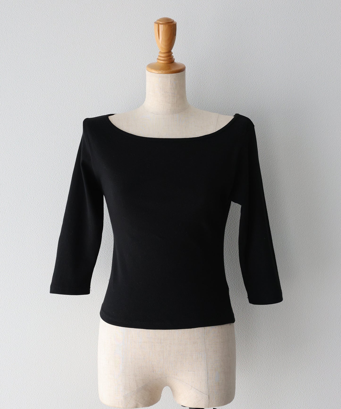 ボートネック7分丈カットソー【ネコポス】