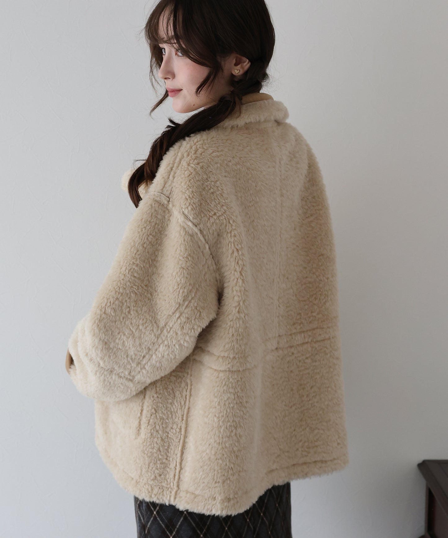 リバーシブルボアムートンコート