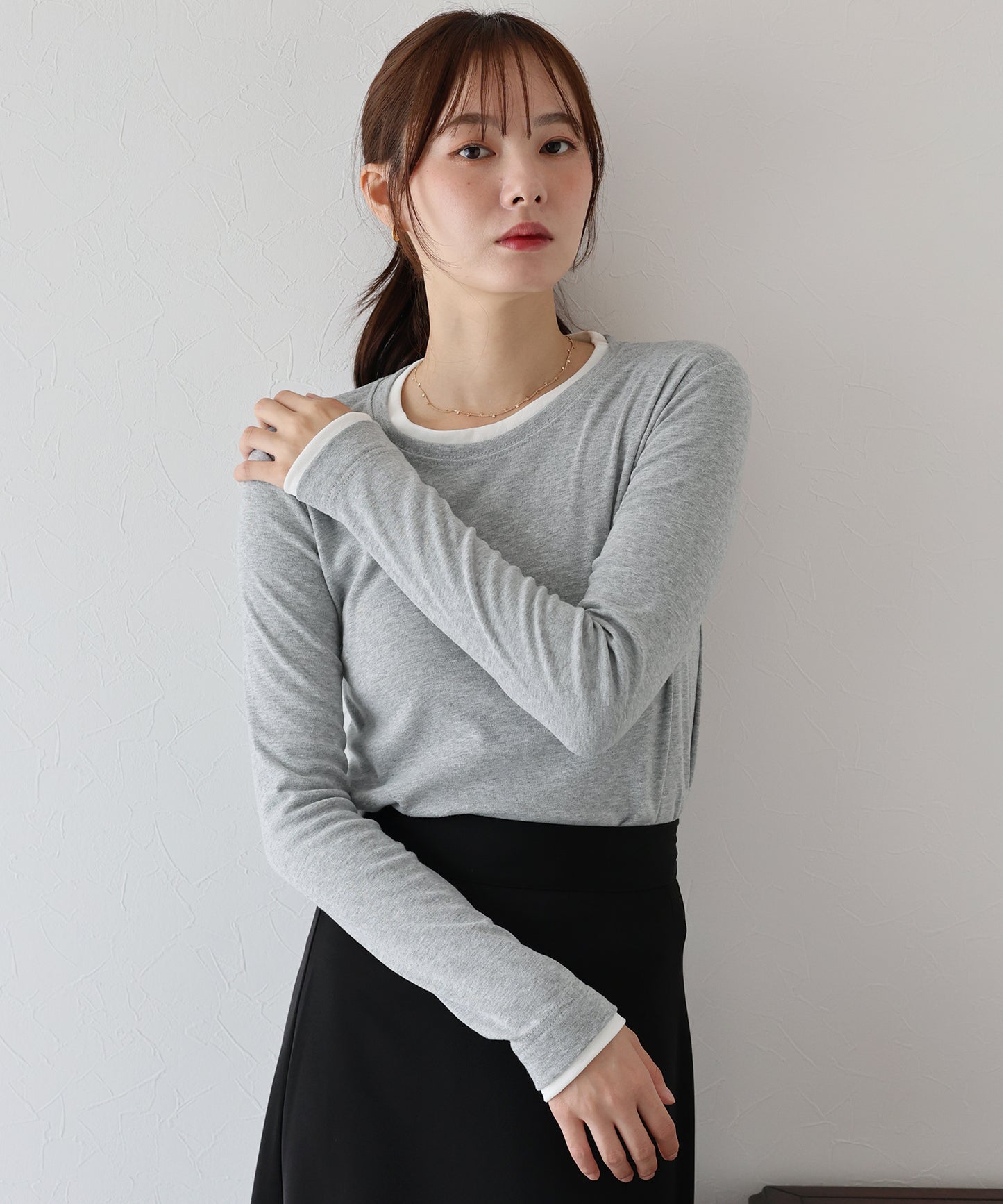 【TIME SALE】レイヤードロンT【ネコポス】