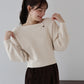 【早割5％OFF】リボンドルマンニット