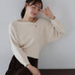 【早割5％OFF】リボンドルマンニット
