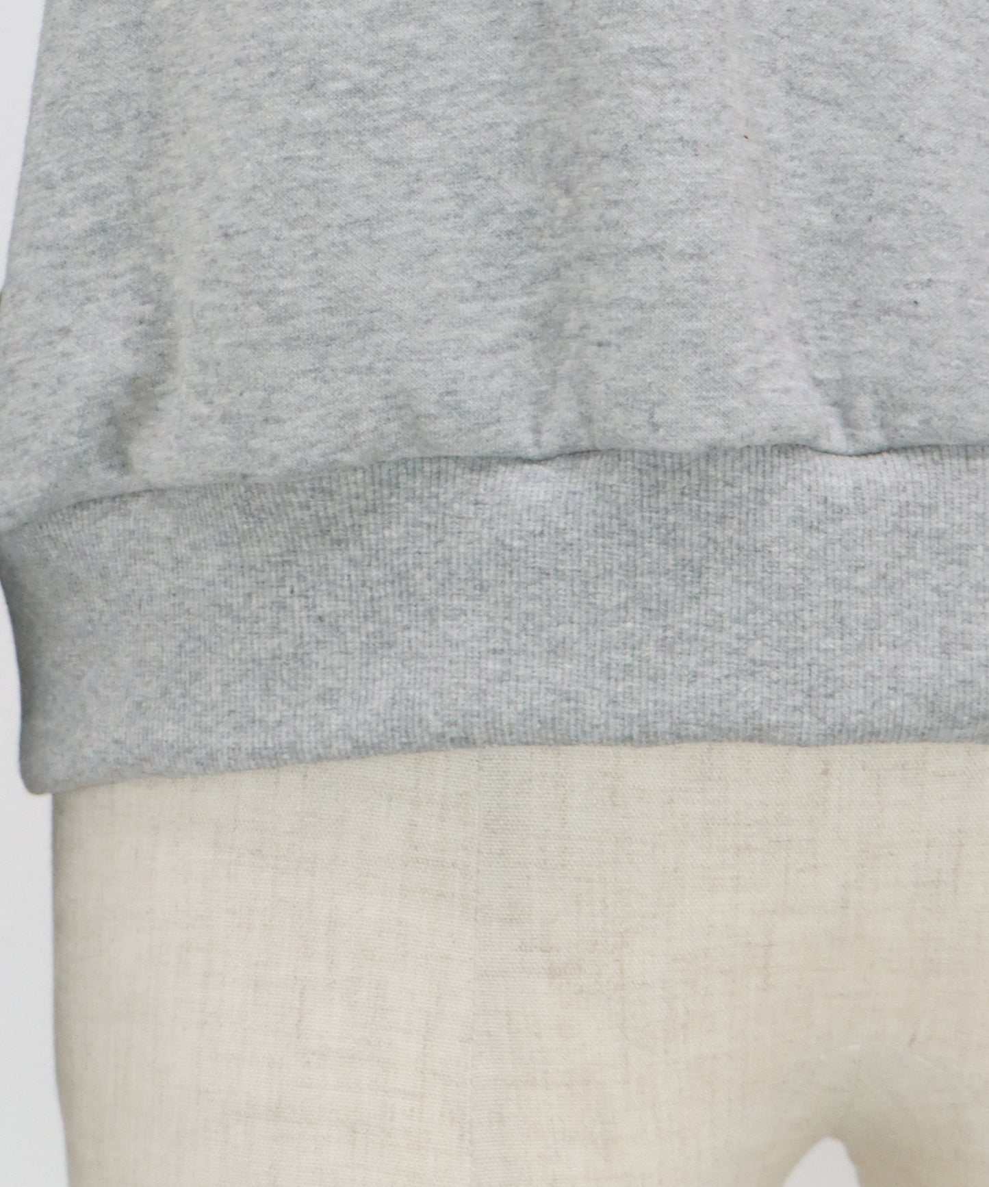 コットンレースレイヤードスウェット