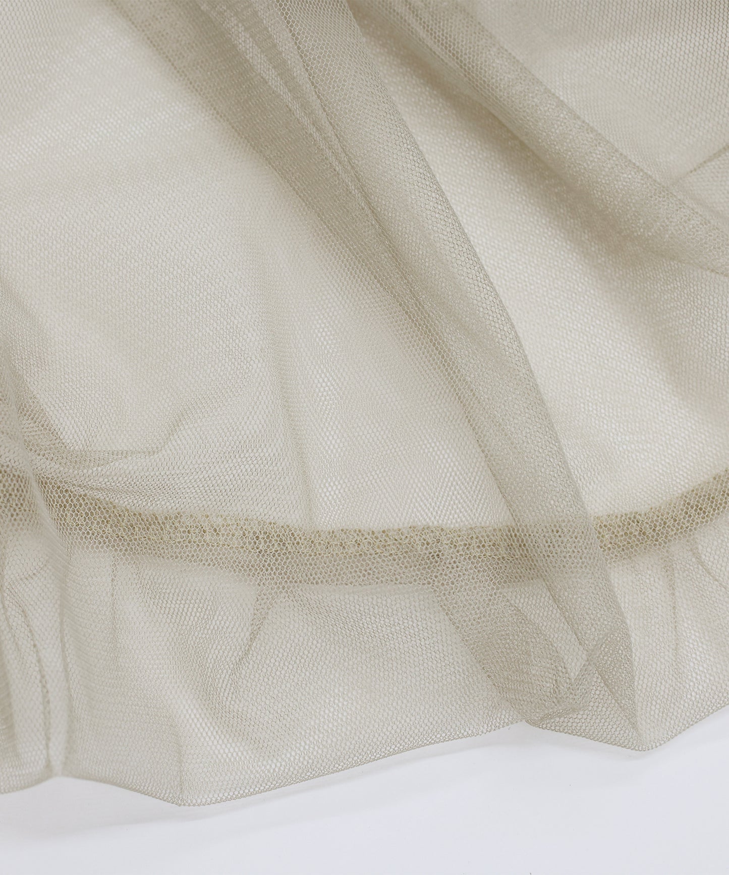 チュールバルーンドッキングワンピース