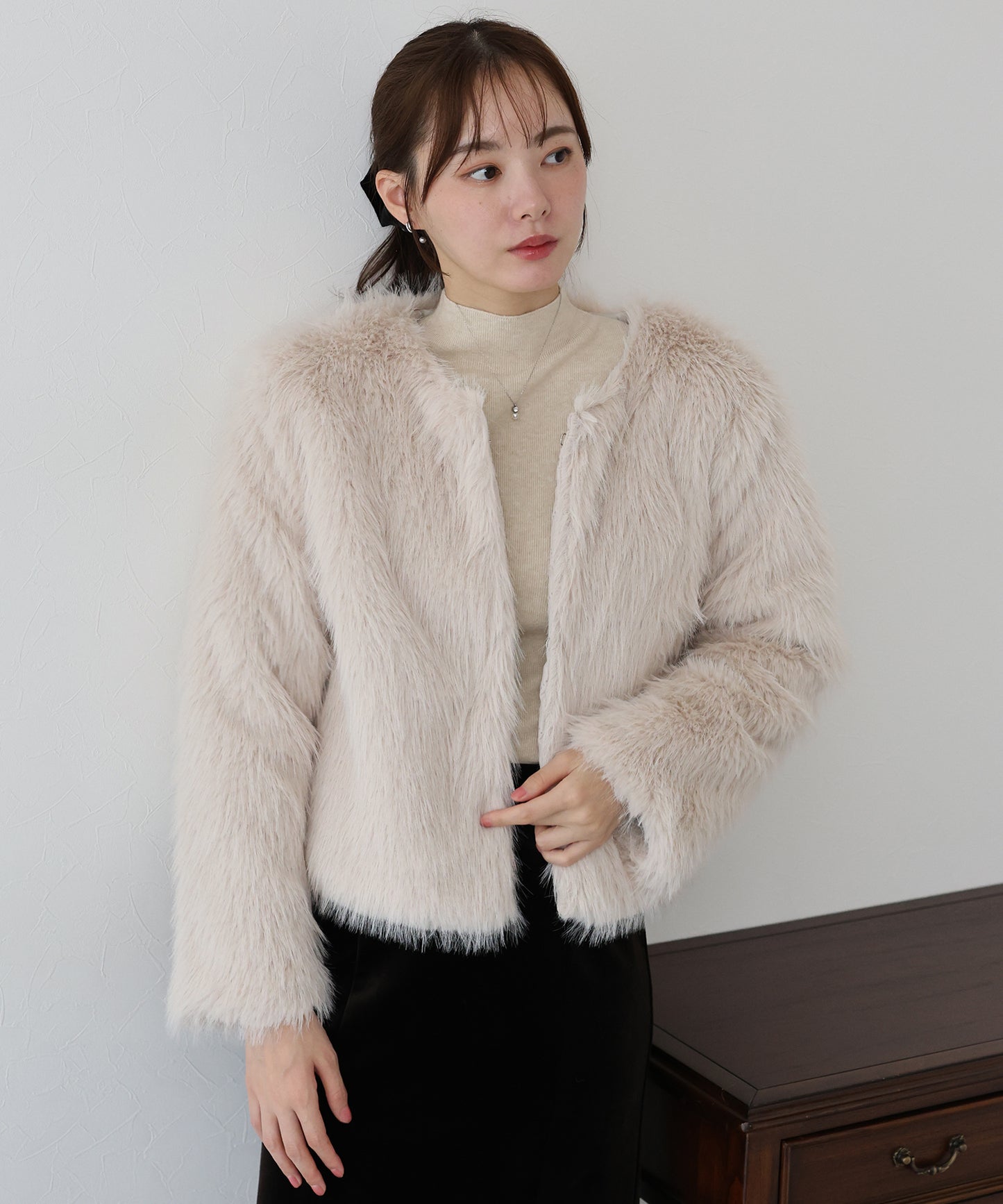 【TIME SALE】ボリュームファーコート