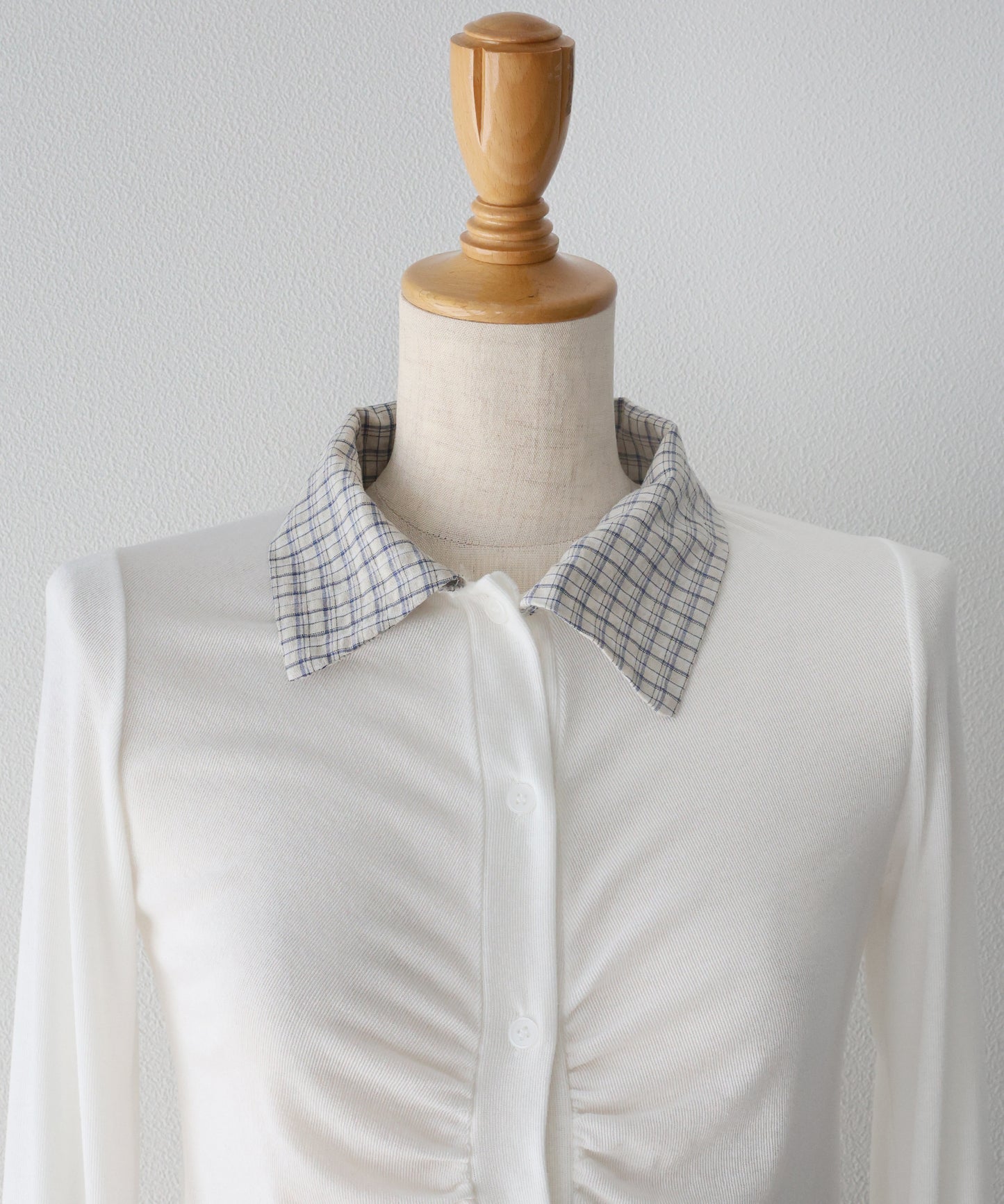 【早割5％OFF】チェックシャツドッキングカーディガン【ネコポス】