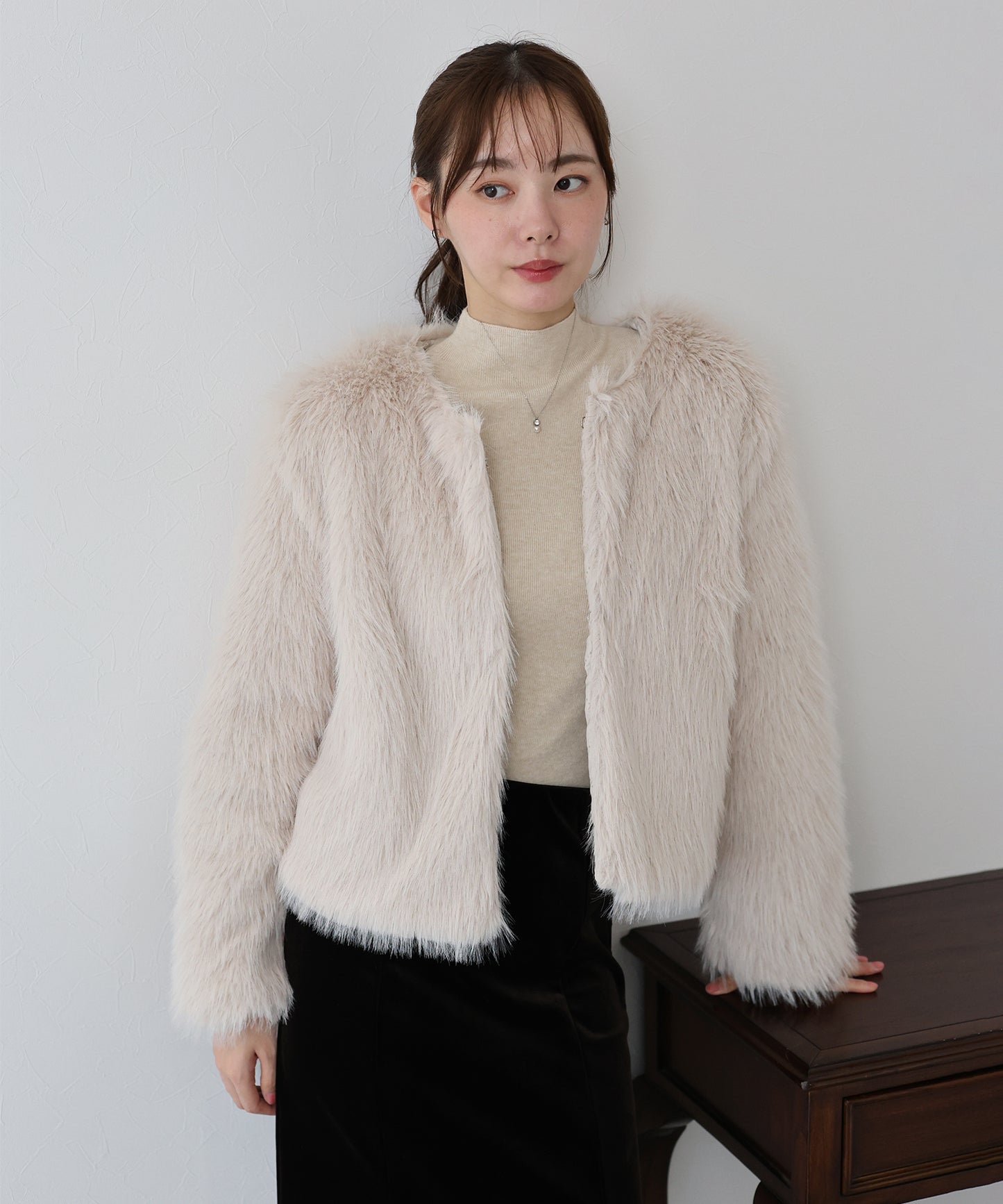 【TIME SALE】ボリュームファーコート