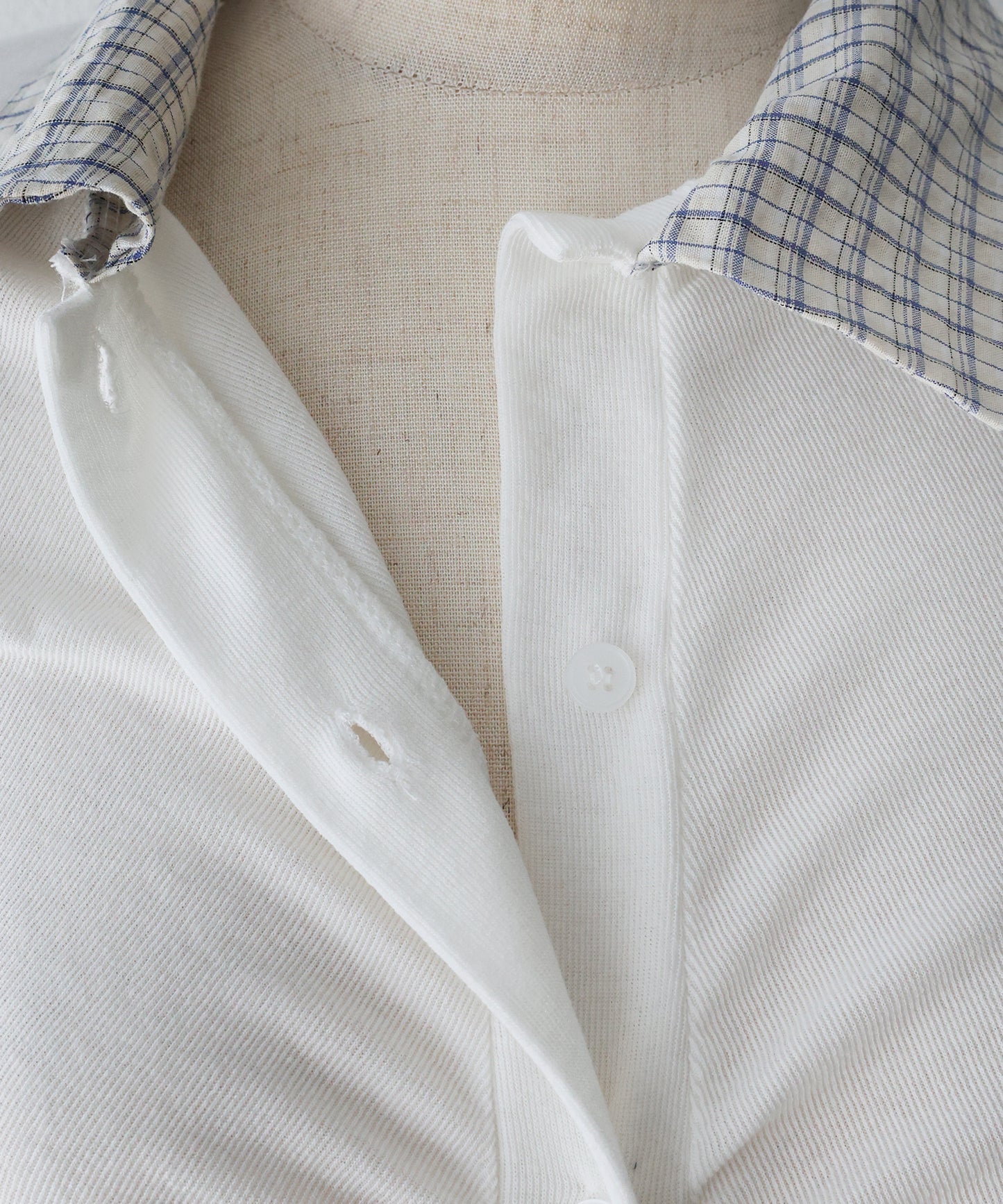 【早割5％OFF】チェックシャツドッキングカーディガン【ネコポス】