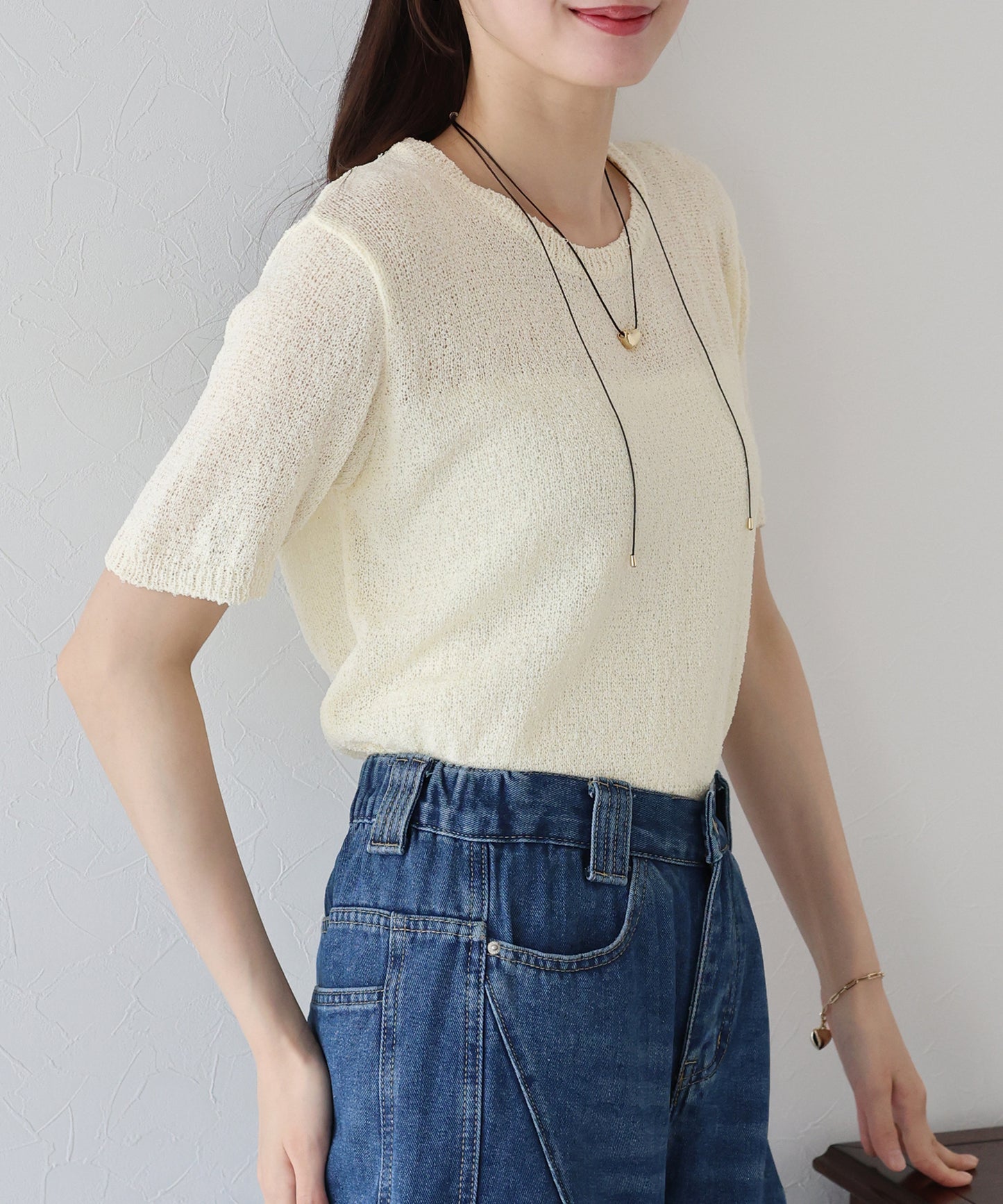 【TIME SALE】メッシュニット