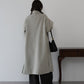 【早割5％OFF】テーラードウールロングコート
