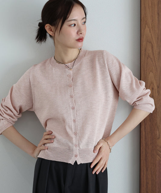 ラメニットシアーカーディガン【ネコポス】