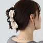 配色リボンヘアクリップ