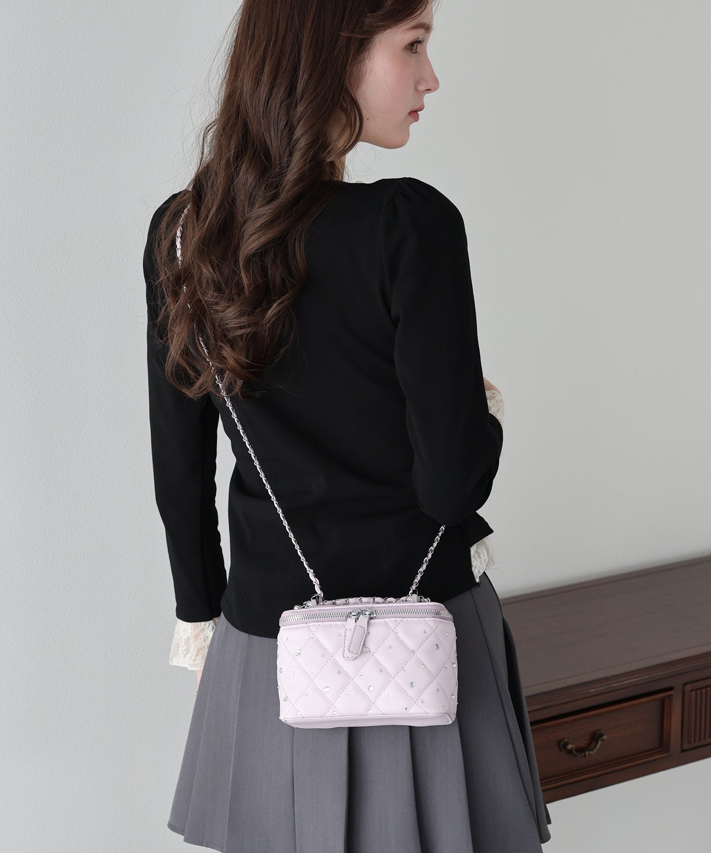 【早割5％OFF】ビジューバニティバッグ