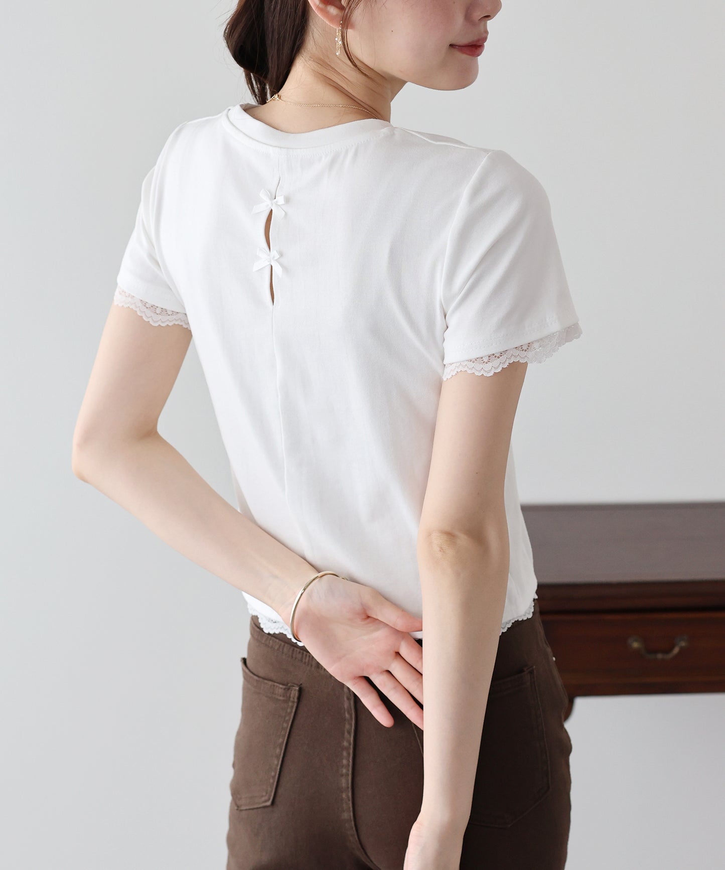 レースドッキングTシャツ【メール便】