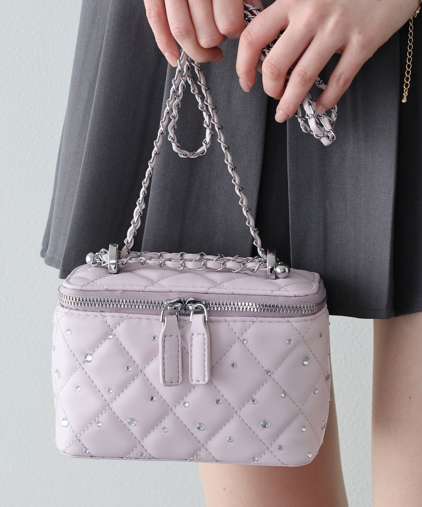 ビジューバニティバッグ