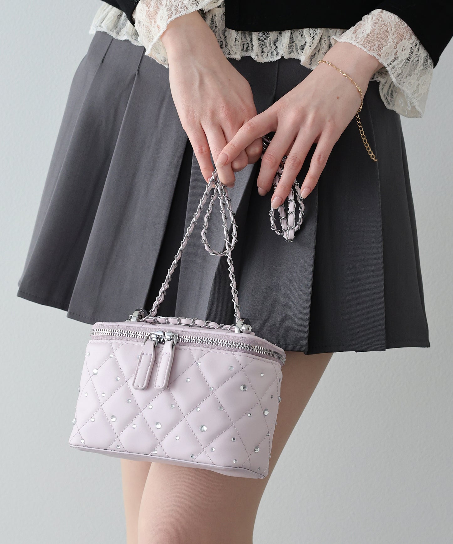 ビジューバニティバッグ