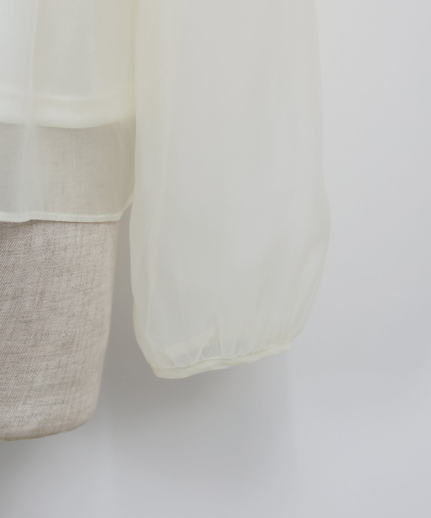 【TIME SALE】シアーティアードブラウス【ネコポス】