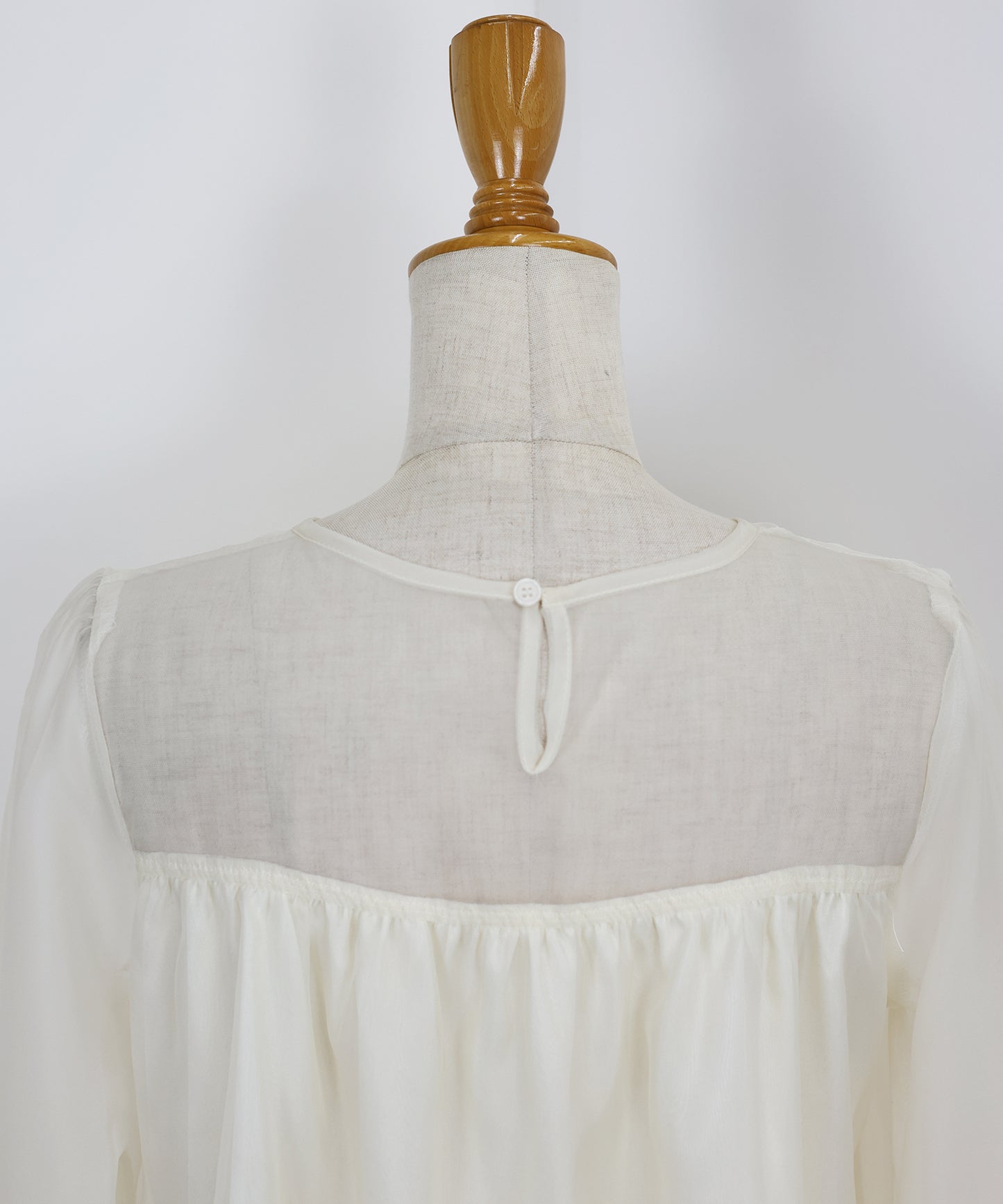 【TIME SALE】シアーティアードブラウス【ネコポス】