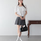 【早割5％OFF】バックリボンスクエアティアードブラウス【メール便】