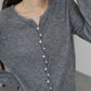 パールボタンラメカーディガン