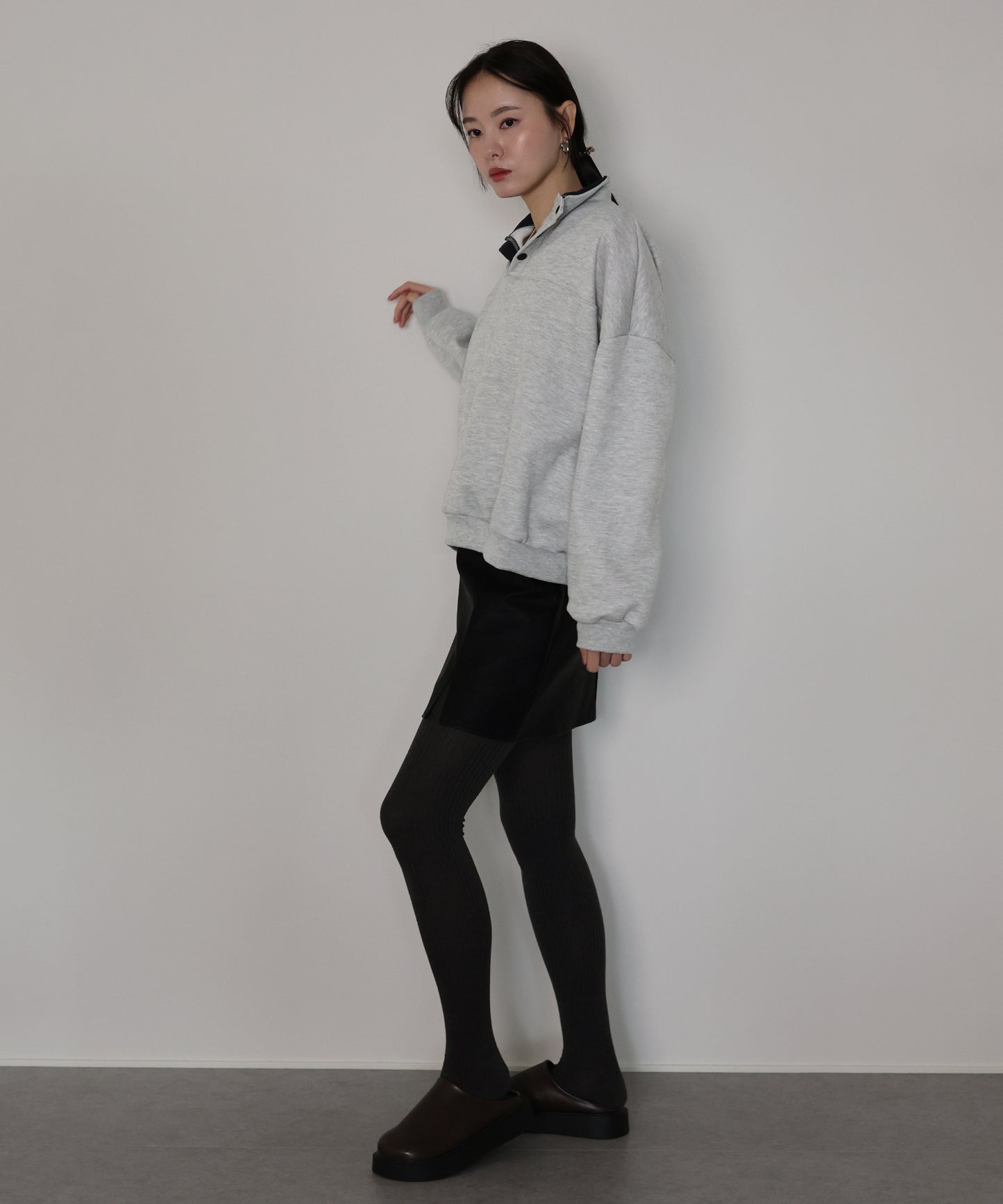 【早割5％OFF】裏起毛バイカラースウェット