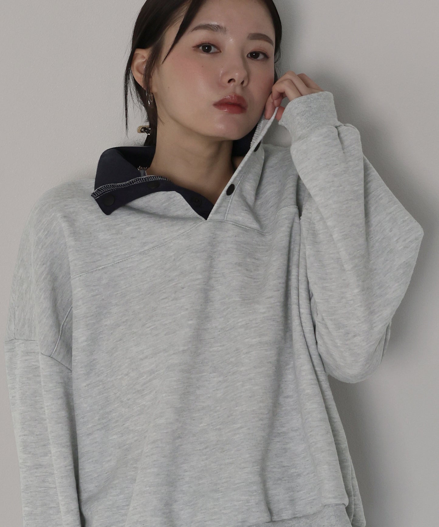 【早割5％OFF】裏起毛バイカラースウェット