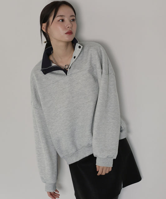 【早割5％OFF】裏起毛バイカラースウェット