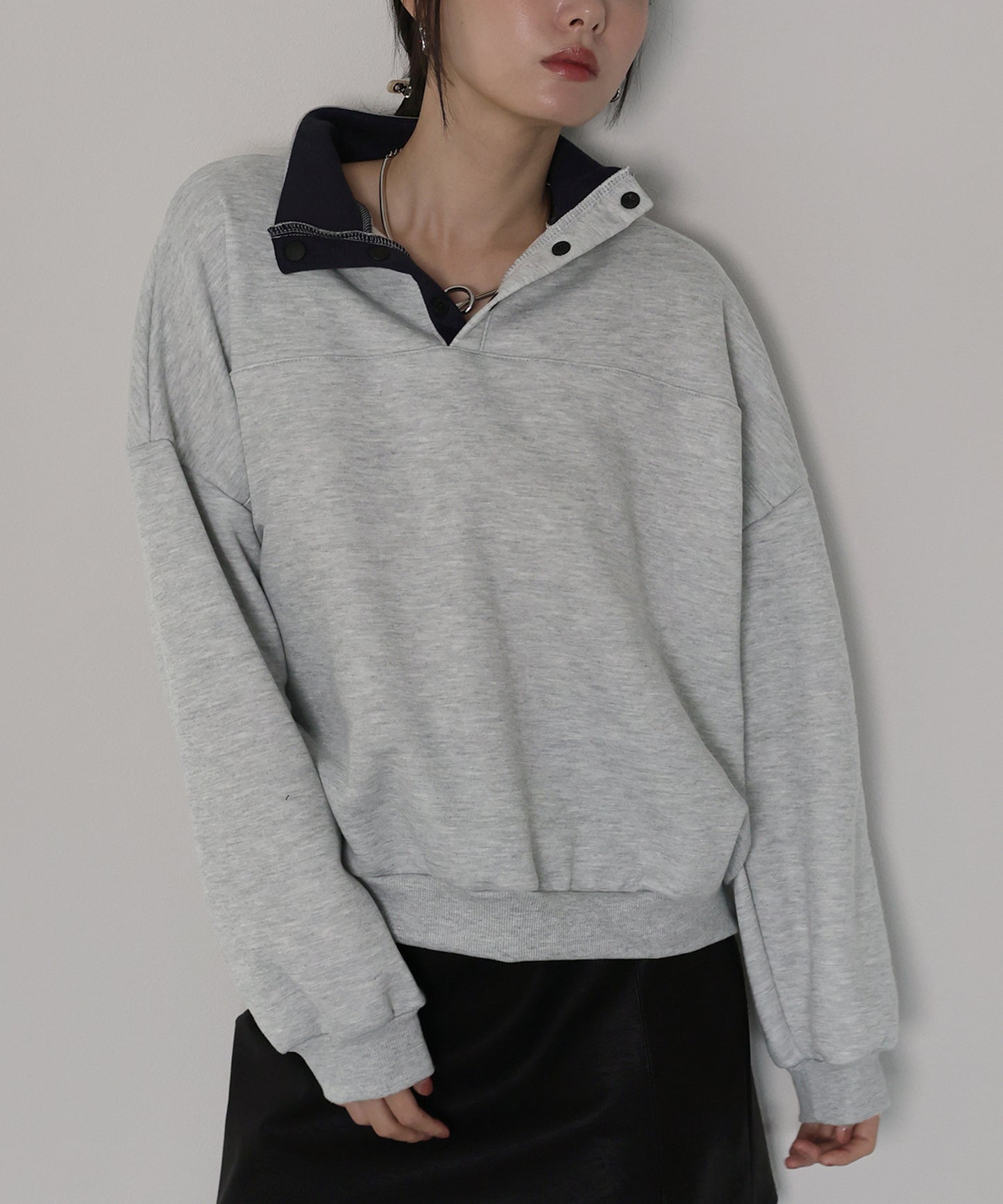 【早割5％OFF】裏起毛バイカラースウェット