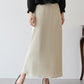 【SALE／50%OFF】サテンマーメイドスカート