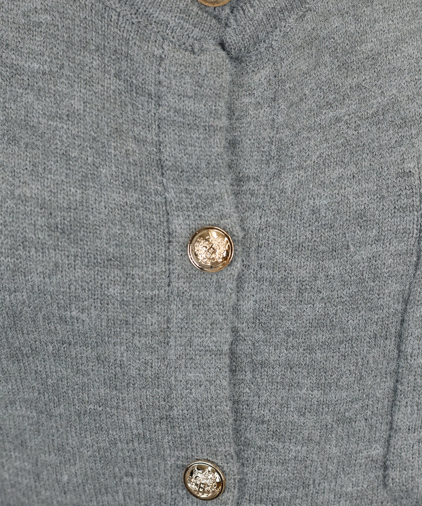 フリルシャツ襟カーディガン