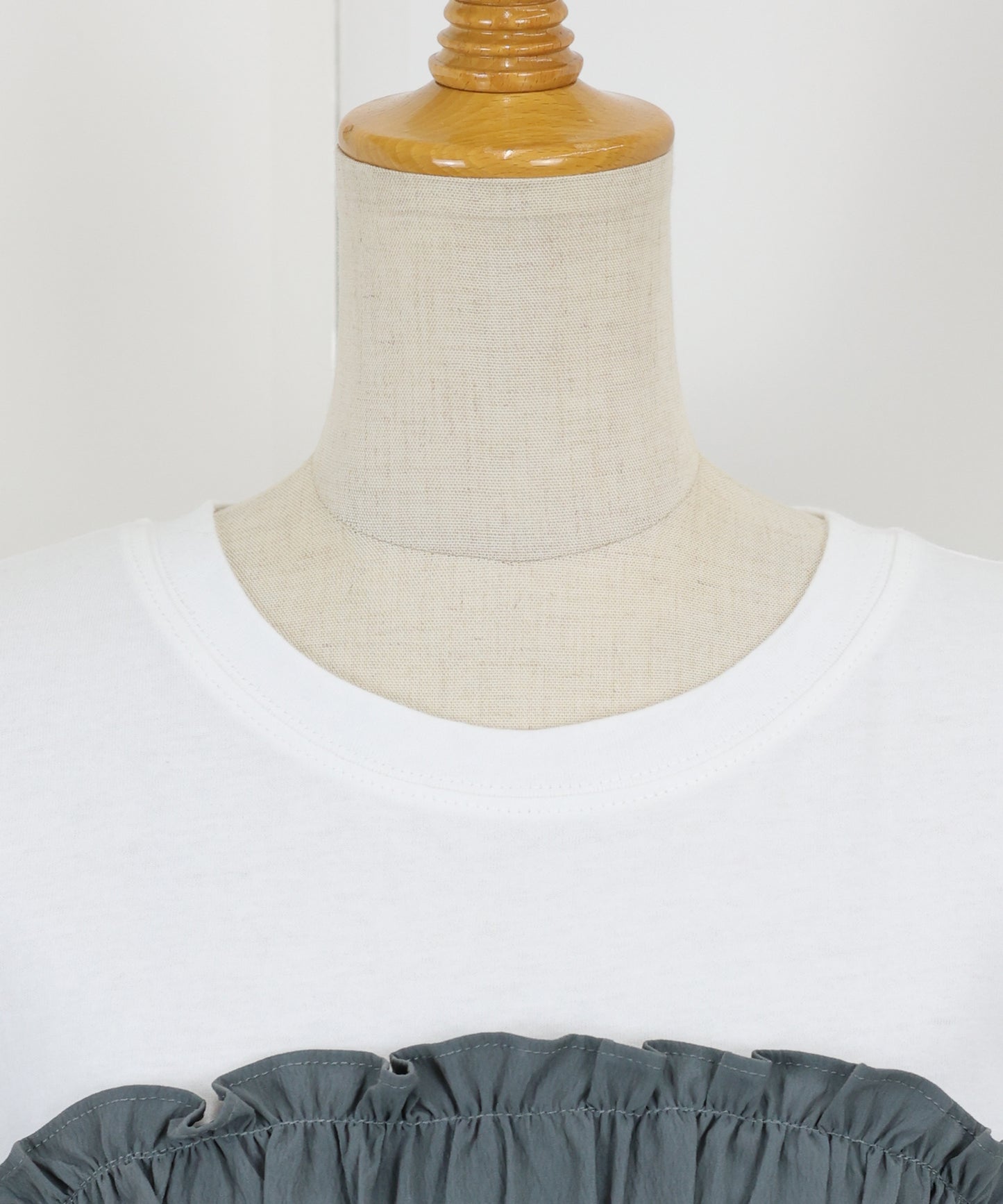 【TIME SALE】シャーリングビスチェドッキングカットソー【ネコポス】