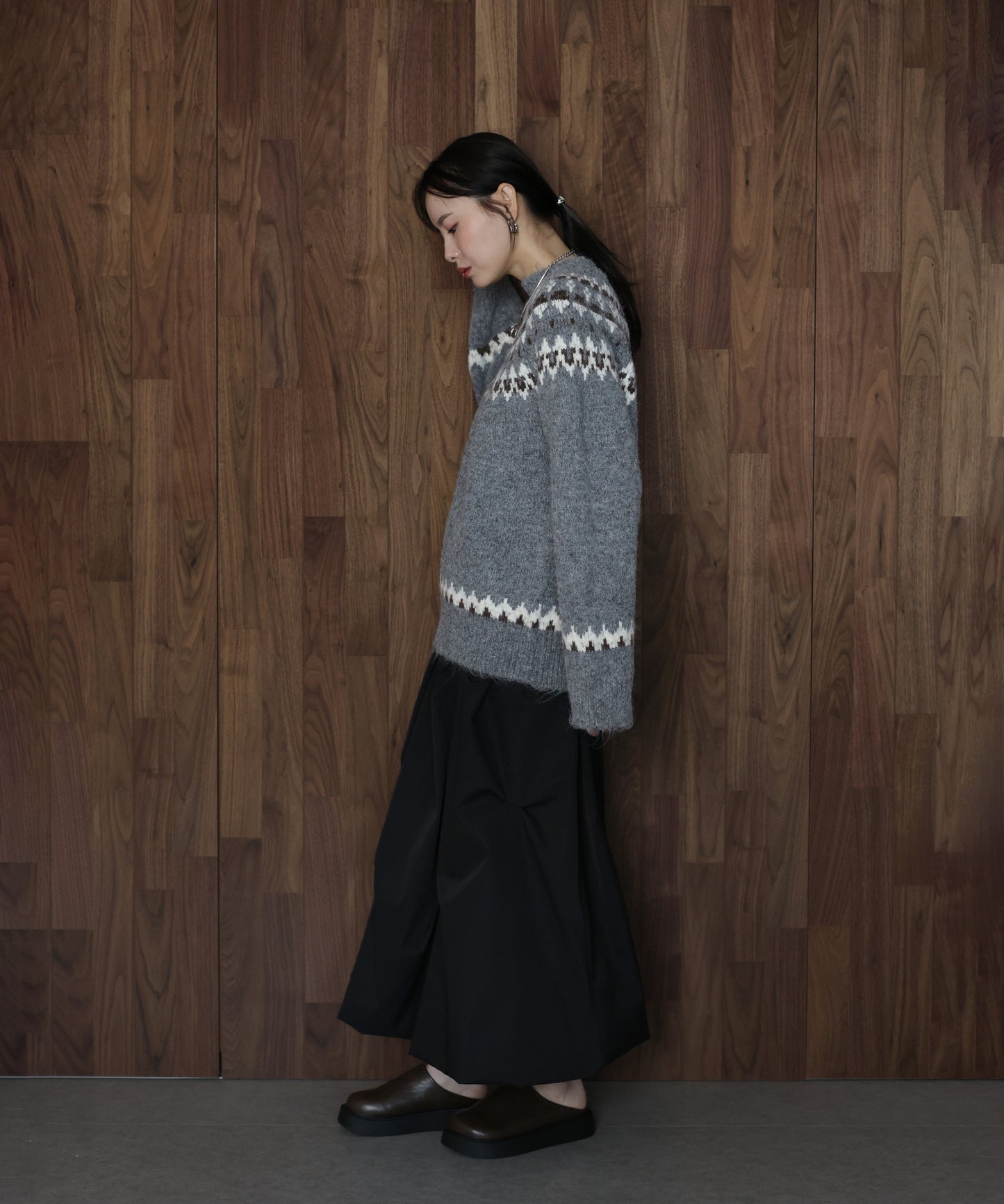 アーガイルニット