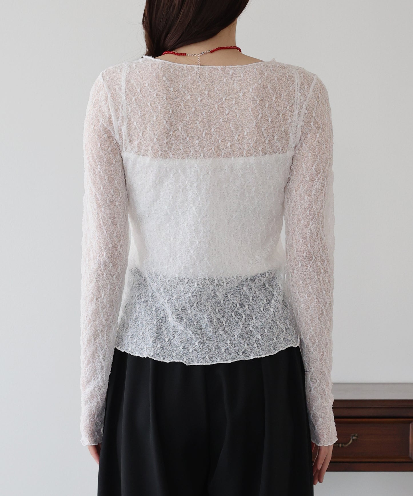 【早割5％OFF】ぽこぽこシアージャガードトップス【ネコポス】