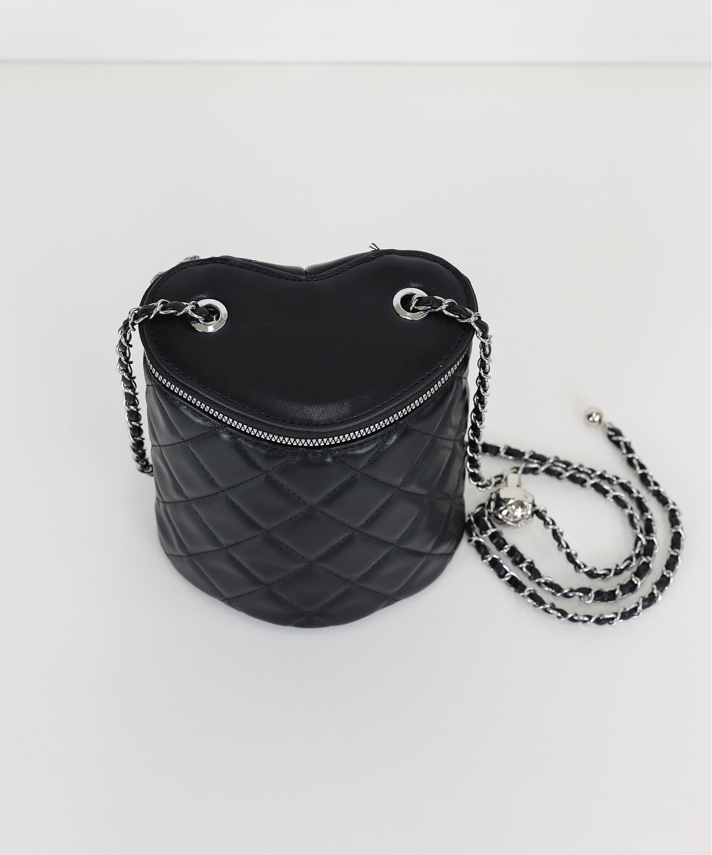 ハートキルティングバッグ