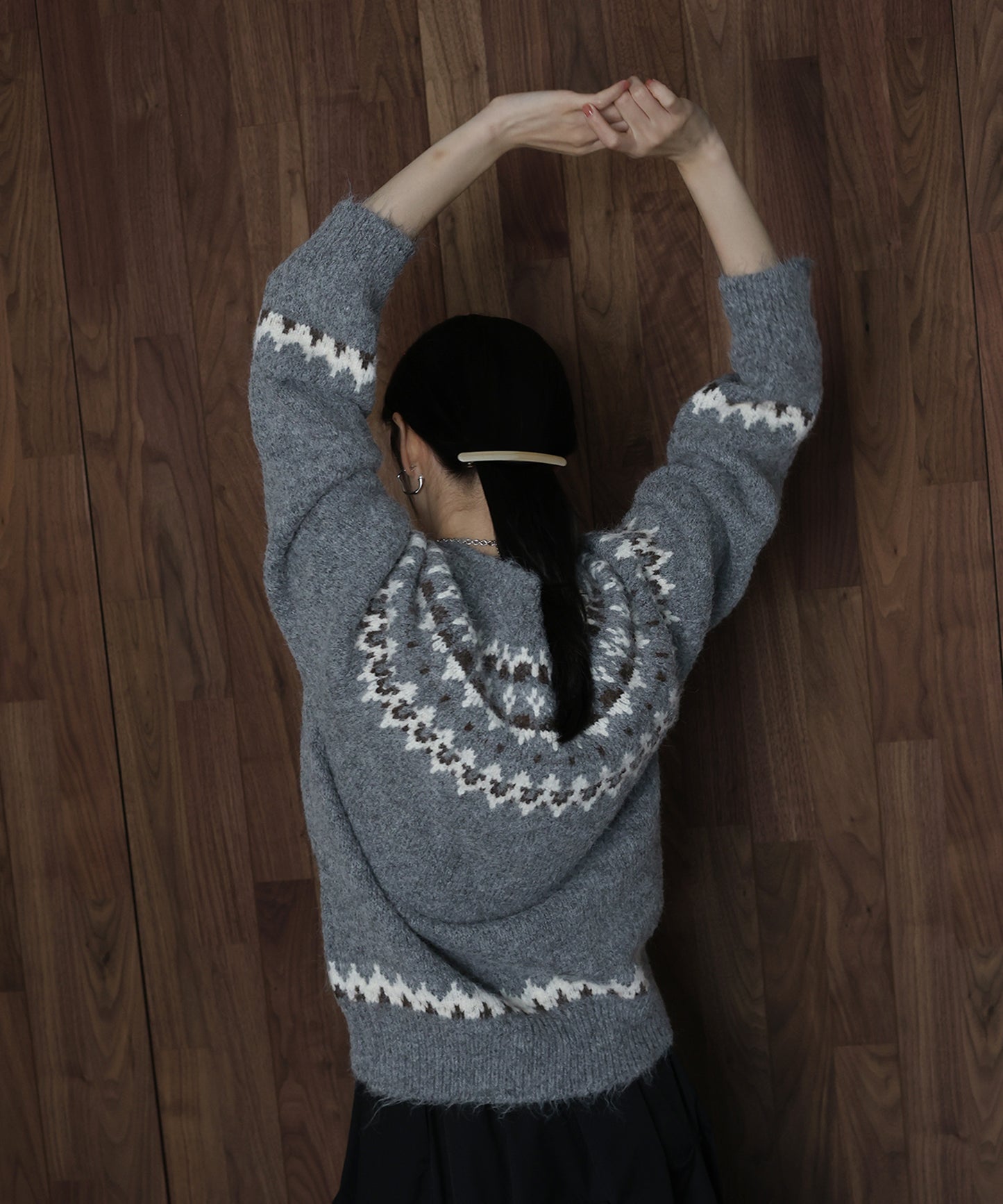 アーガイルニット