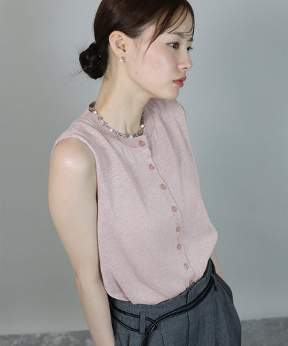 【TIME SALE】ラメニットベスト[J by blue]【ネコポス】