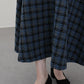 【早割5％OFF】ツイードチェックフレアスカート
