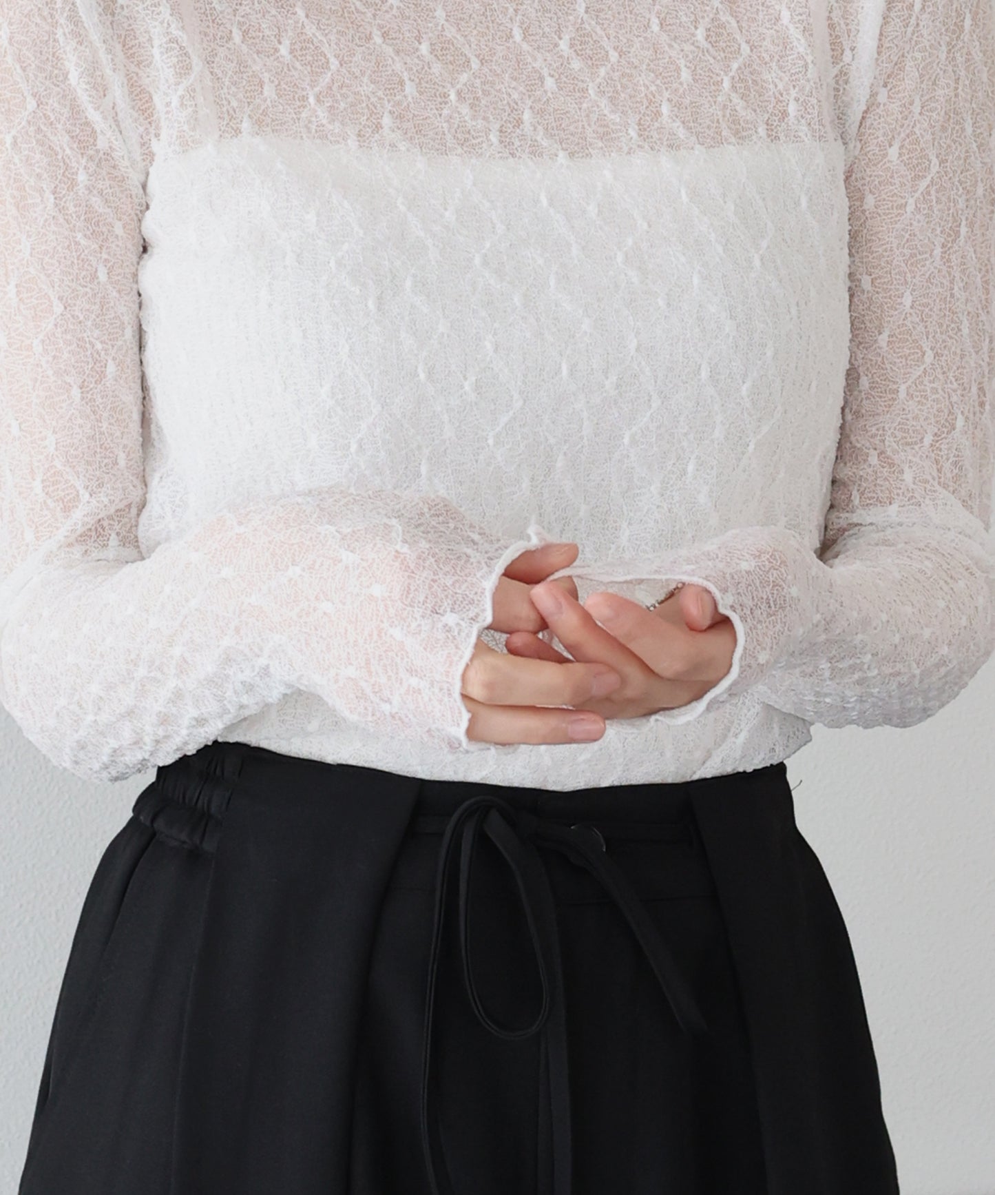 【早割5％OFF】ぽこぽこシアージャガードトップス【ネコポス】