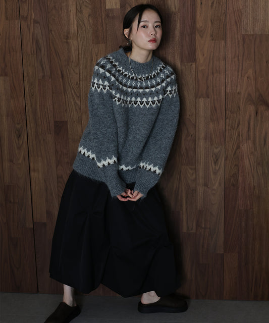 【早割5％OFF】アーガイルニット