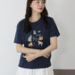 【SALE】リボンDOGS半袖Tシャツ【ネコポス】