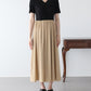 【SALE】フロントシャーリングドッキングワンピース